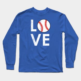 Love Baseball Long Sleeve T-Shirt